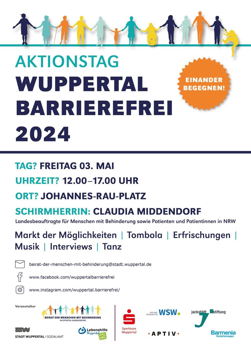 Poster Aktionstag Wuppertal Barrierefrei