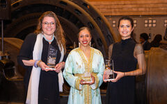 Die Gewinnerinnen (von links): Diana Lantzen, Hayat Chaoui, Dr. med. Estefania Lang