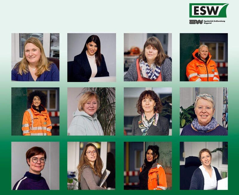 Das Foto zeigt einen Teil des ESW-Frauen-Teams.