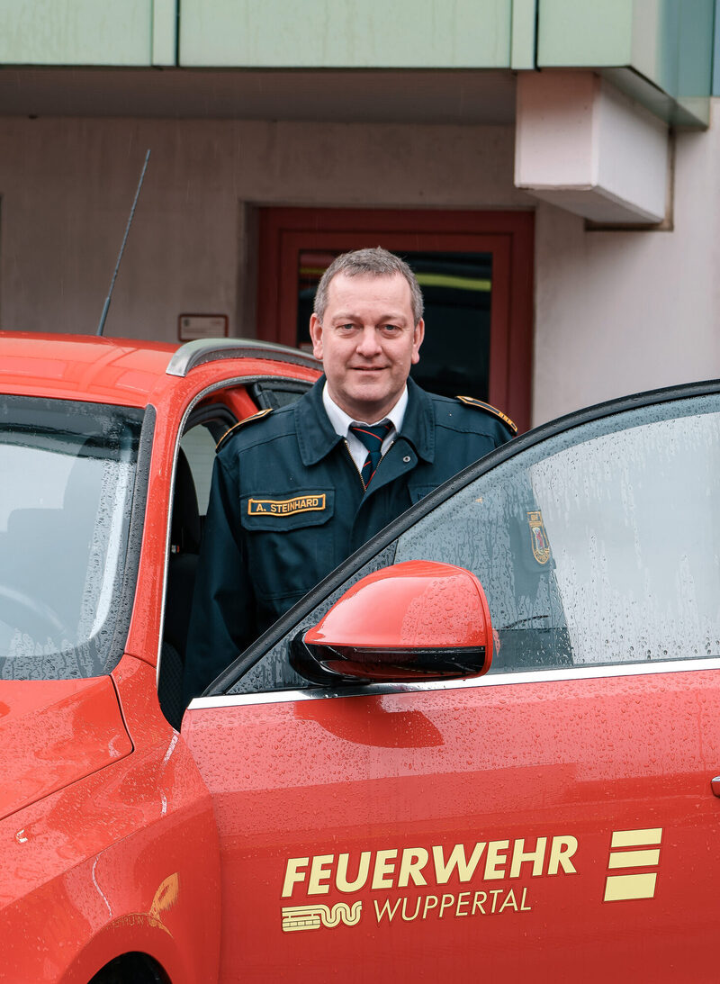 Leiter der Feuerwehr, Andreas Steinhard