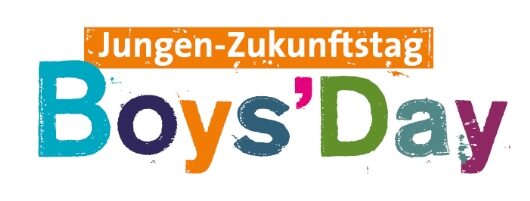 bunter Schriftzug Jungen-Zukunftstag Boys' Day