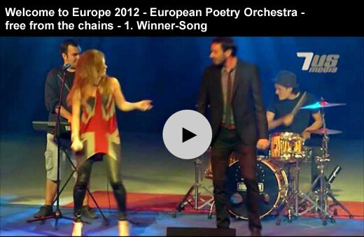 European Poetry Orchestra auf der Bühne