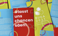 Flyer für die BUGA 2031 in Wuppertal
