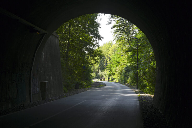 Ausgang des Dorper Tunnels, Nordbahntrasse