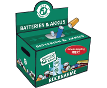 Umwelt/Abfall/Batterien/Batteriesammelbox