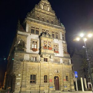 Das Rathaus in Legnica.