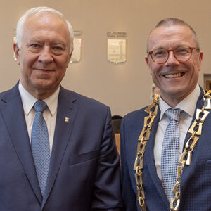 Oberbürgermeister Uwe Schneidewind und Stadtpräsident Tadeusz Krzakowski.