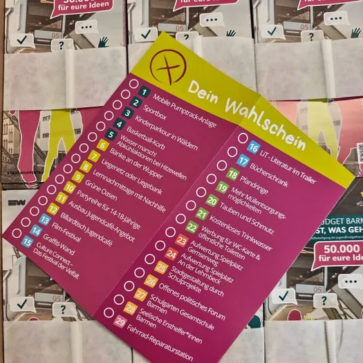 Flyer Jugendbudget