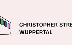 Schwebebahn, Fenster in Regenbogenfarben