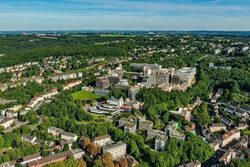 Luftbild der Bergischen Uni Wuppertal