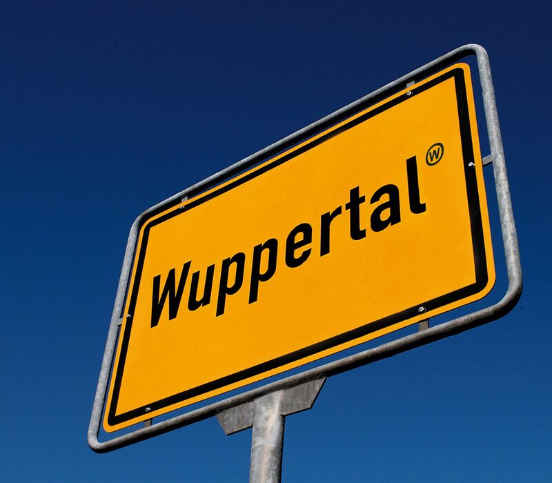 Ortseingangschild von Wuppertal