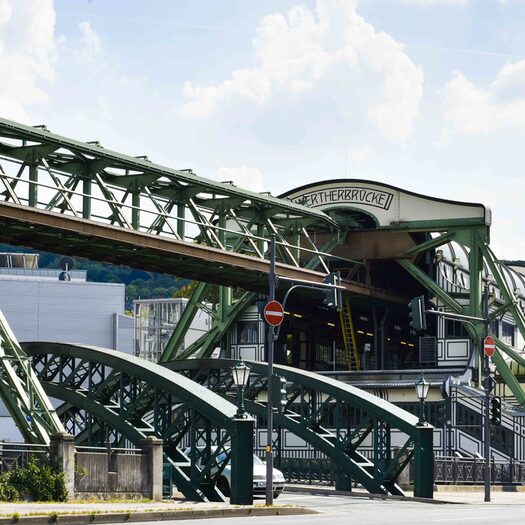 Schwebebahnstation Werther Brücke in Barmen