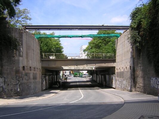 Brücke Immermannstraße heute