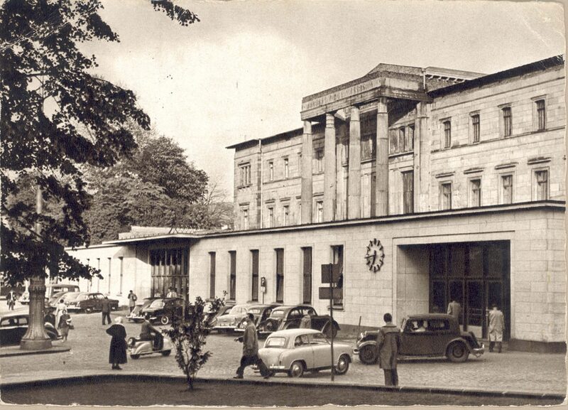 Der Bahnhof 1950