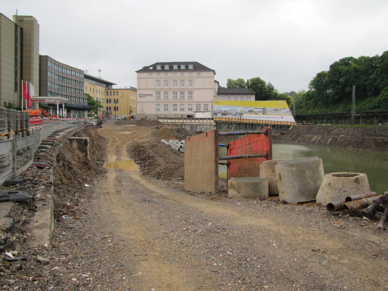 Absenkung Straße Döppersberg