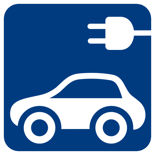 Piktogramm Ladestationen für E-Autos