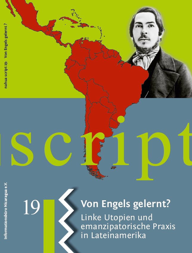 Buchcover "Nahua Script 19: Von Engels gelernt? Linke Utopien und emanzipatorische Praxis in Lateinamerika"
