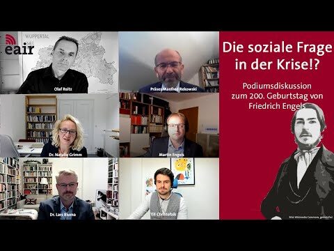 Online-Podiumsdiskussion: "Die soziale Frage in der Krise!? 200 Jahre Friedrich Engels"