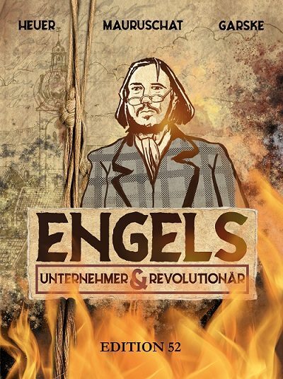 Historien-Comic über Friedrich Engels
