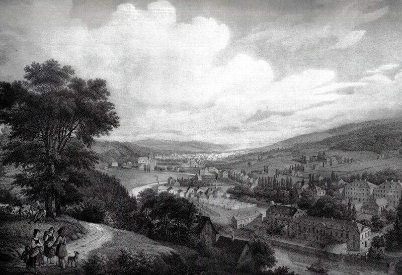 Allee West Unterbarmen (1834)