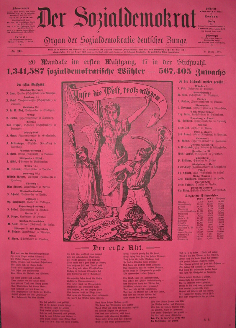 Titelseite "Der Sozialdemokrat"