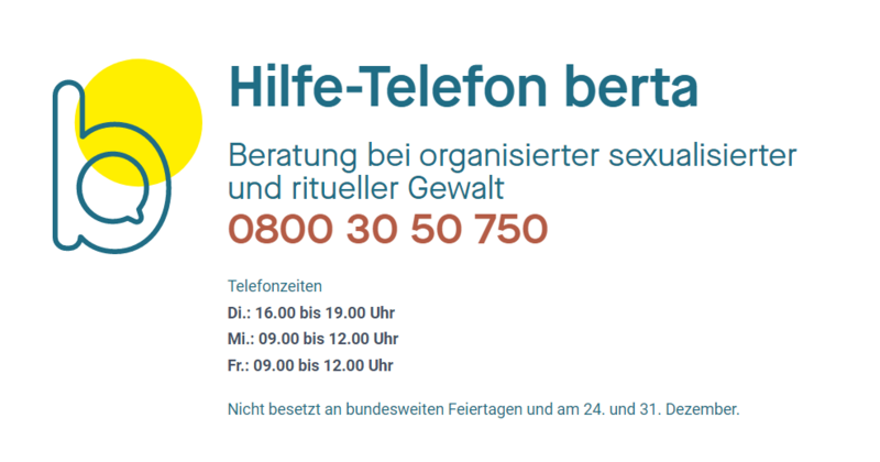 Logo Hilfe-Telefon Berta