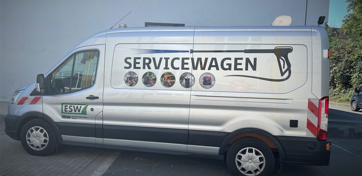 Der neue Servicewagen des ESW