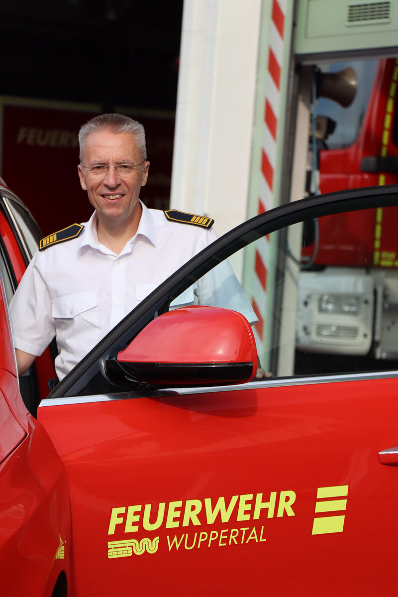 Leiter der Feuerwehr Ulrich Zander