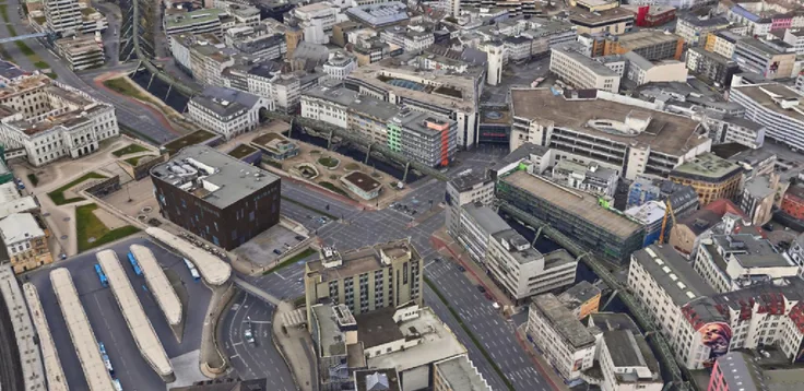 3D-Ansicht Döppersberg