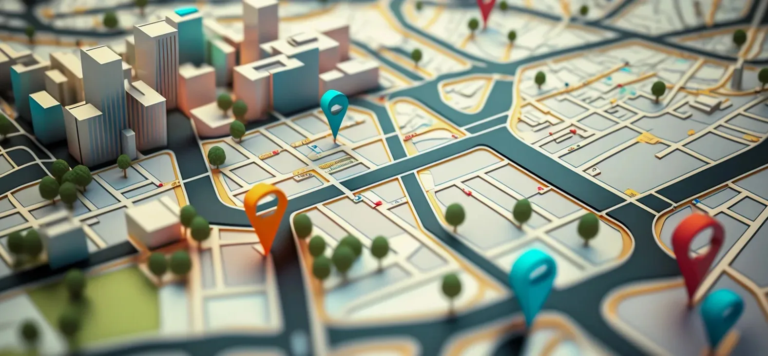 Abstraktes 3D-Modell