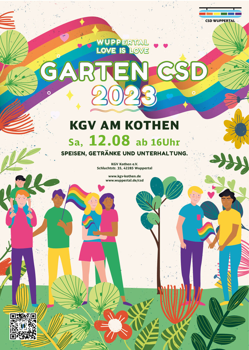 Plakat Garten CSD