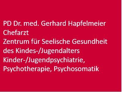 PD Dr. med. Gerhard Hapfelmeier