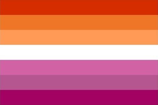 Lesbisch Flagge