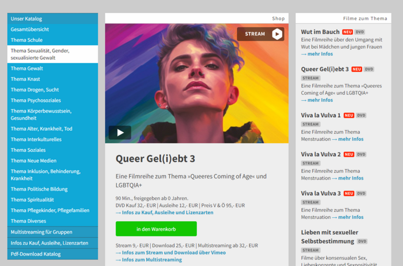 Filmprojekt "Queer gel(i)ebt"