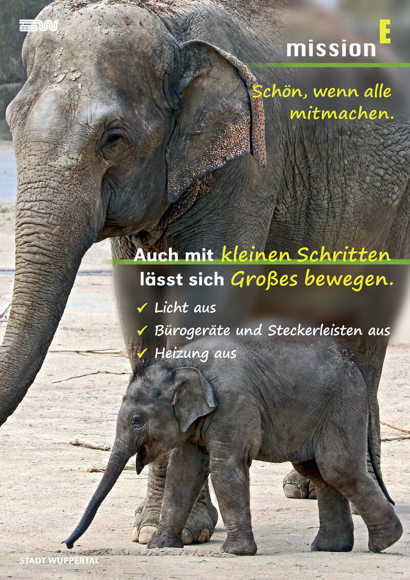 MissionE Plakat Elefanten