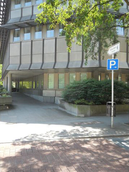 Zugang Mühlenweg (Gebäude C / Neubau) - Ebene 0