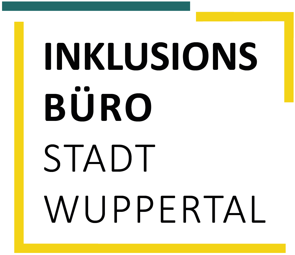 Logo des Inklusionsbüros der Stadt Wuppertal.
