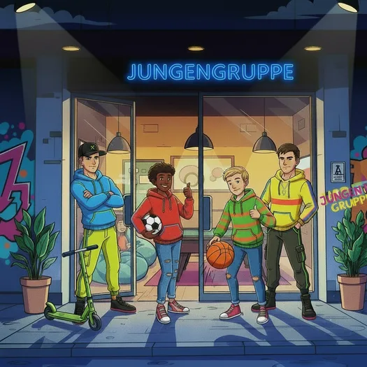 Jungengruppe