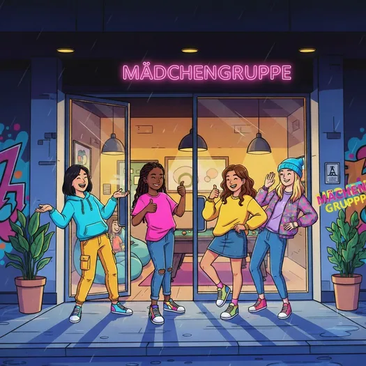 Mädchengruppe