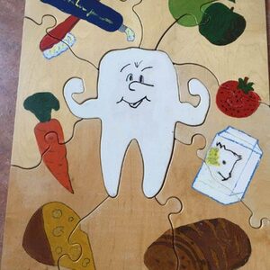 Puzzel Ernährung un Zahnpflege