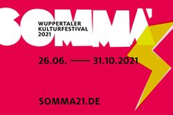 SOMMA‘ Wuppertaler Kulturfestival 2021