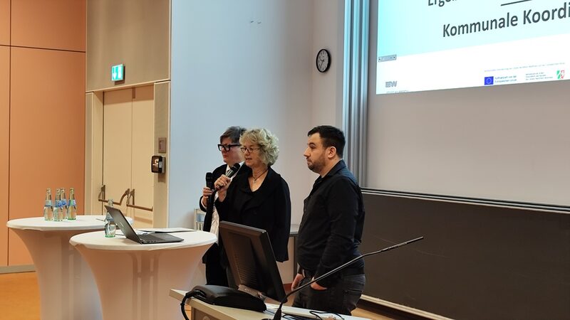 Vortrag der Kommunalen Koordinierung um Elke Stapff.