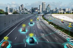 Autos Straße smarte Mobilität