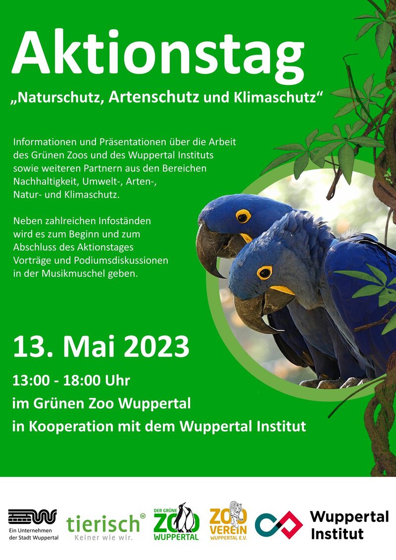 Aktionstag “Naturschutz, Artenschutz und Klimaschutz” in Kooperation mit dem Wuppertal Institut