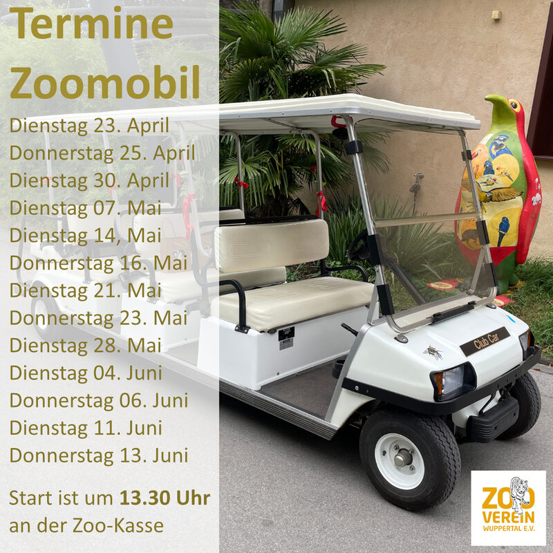 Zoomobil im Grünen Zoo Wuppertal