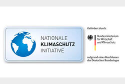 Logos Nationale Klimaschutz Initiative und Bundesministerium für Wirtschaft und Klimaschutz