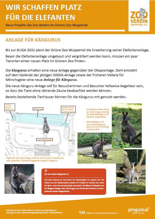 Projektankündigung Känguru-Anlage