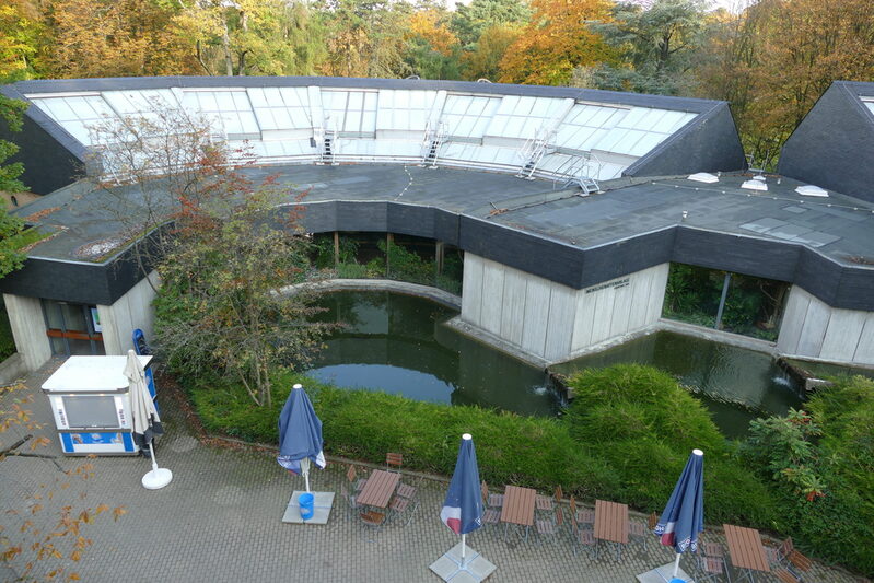 Menschenaffenhaus im Grünen Zoo Wuppertal