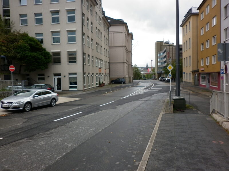 Die Straße Döppersberg
