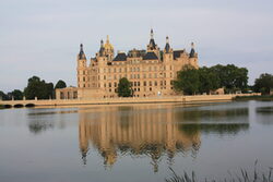 Blick auf das Schweriner Schloss